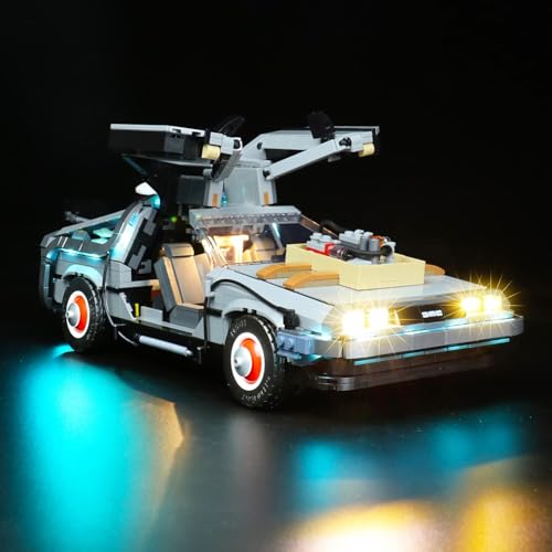 Update Version 10300 LED Lighting Set Compatible with Lego Time Machine, Back to the Future Creator Building Blocks Model - Image 4