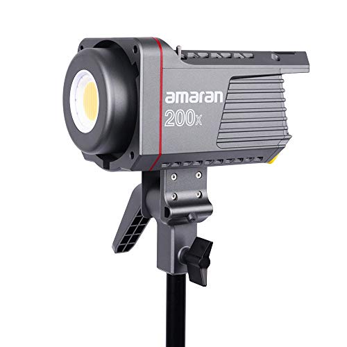Aputure Luz de vídeo LED Amaran 200X com luz OcatDome 120 Sofbox, 250W Bi-Color 2700k-6500k CRI 95+,
