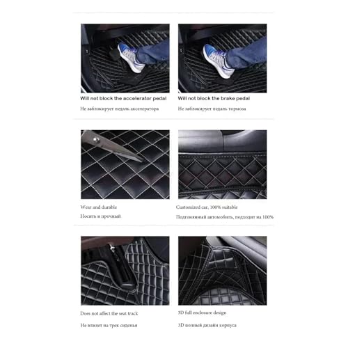 Tapis auto Peugeot 308 SW accessoires d'intérieur auto robustes 3D