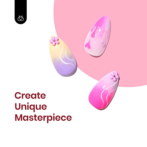 Beetles Gel Polish Nail Set 20 Colors Dreamy Town Collection Pastel Girly Sparkle Glitter 2023 Spring Summer Macaroon Bright Manicure Kit For Girls Women With 3Pcs Base Top Coat #TOP7