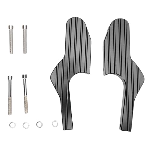 NDNCZDHC Passenger Foot Peg Extensions Aluminum Alloy Motorcycle Passenger Foot Pedals Extender Replacement for GT 125 200 GTS 1