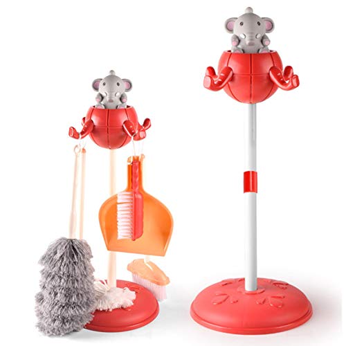 Kids Elephant Cleaning Set of 6, Kids Pretend Play Housekeeping Cleaning Toy Set Toddler Housekeeping Toys for Children Over 3 Years