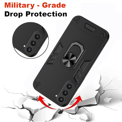 Image of amazon basics Basic Case for Samsung Galaxy S23 Plus 5G (Polycarbonate, Thermoplastic Polyurethane Black)