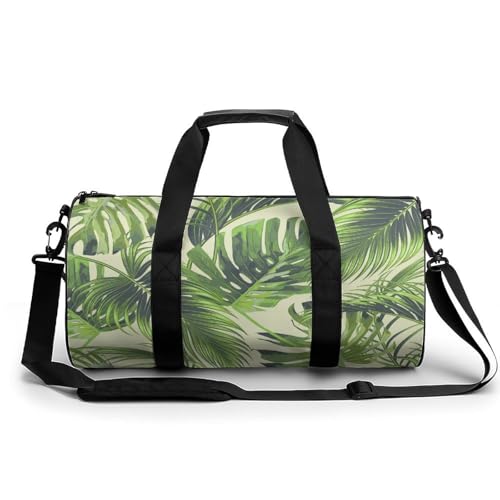 Sac de sport feuilles de palmier 45x23x23cm pour gym