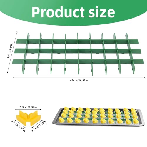 Goktvai 15st Gefriertrockner Schalen Trennwände & Tablett Stapler, Trennwände Lebensmittel- Süßigkeiten Tabletts Zubehör Kompatibel mit Harvest Right Gefriertrockner