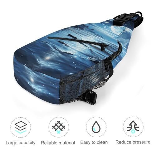 Mochila casual tipo bandolera para viaje y senderismo miniatura 5