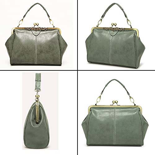 Bolso mediano de mujer tipo Tote en cuero rosa miniatura 7