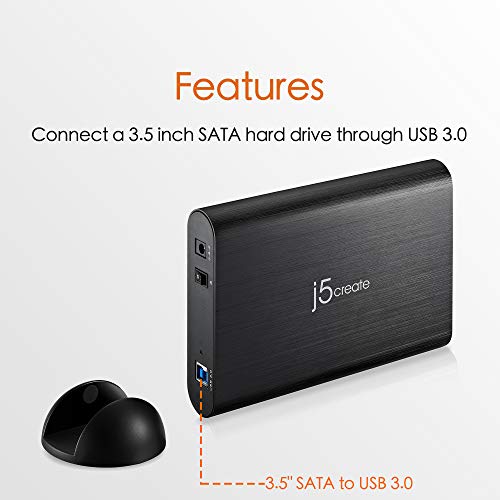 Caja externa SATA 3.5 pulgadas USB 3.0 j5create miniatura 2