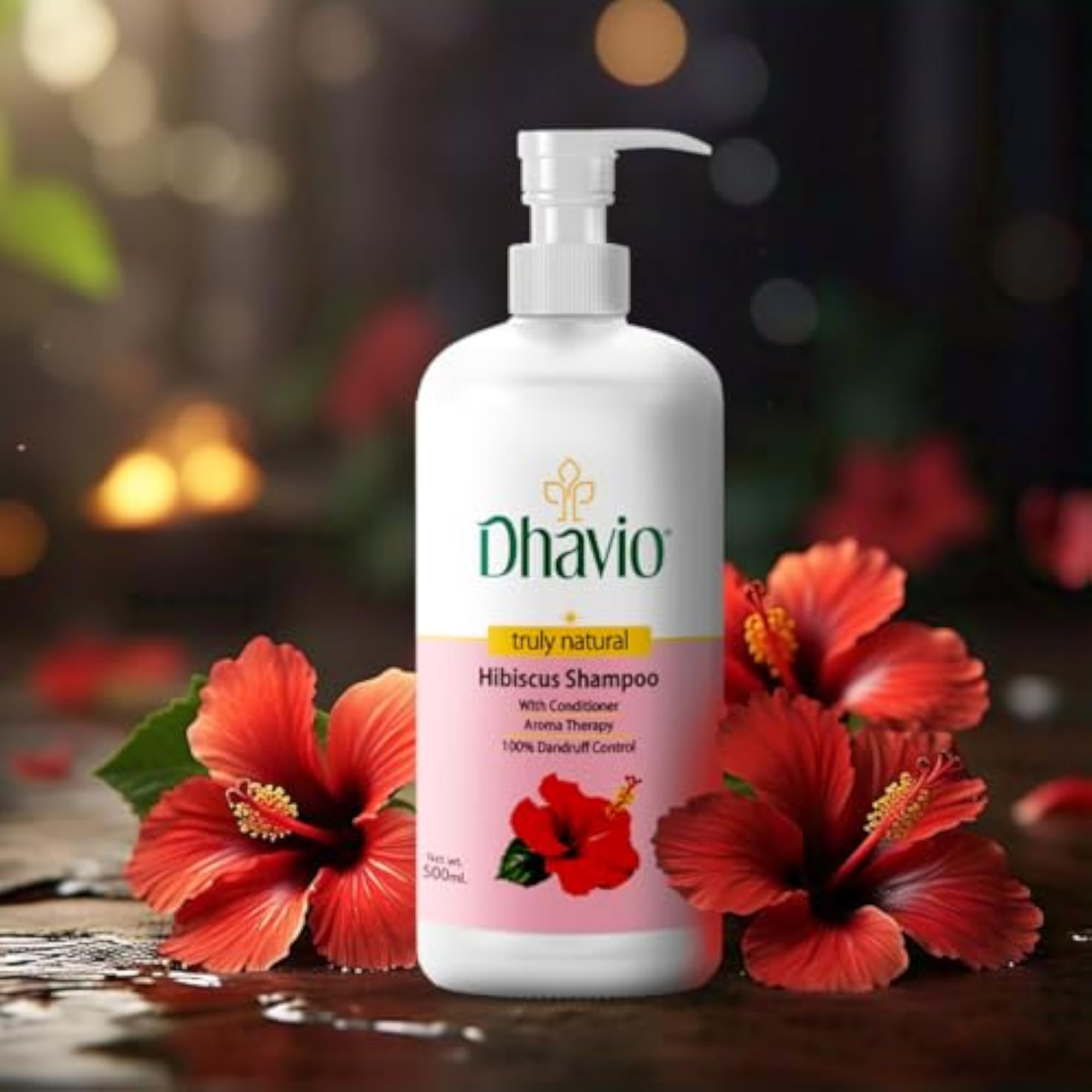 Hibiscus Shampoo for Hair Growth & Dandruff Control
