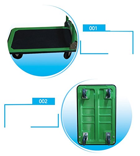 Carretilla plegable de acero con ruedas de PU para carga 150 kg miniatura 6