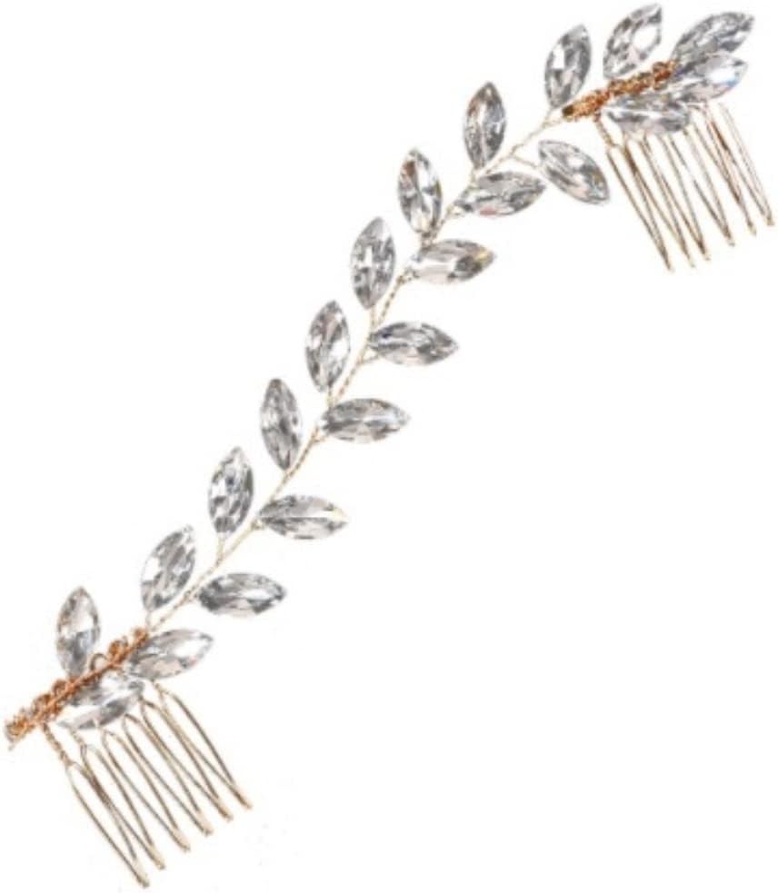 Hair Comb Slides Side Wedding Headband Bridal Clip Silver Rhinestone Accessor ies Accessories for