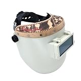 WoahBros Chopped Top Welding Hood | Flip-Front Welding Helmet, Fiberglass Reinforced Shell, Low Profile | Fixed Shade 10 Lens, Fits 2” x 4.25” Cheater Lens | Aztec