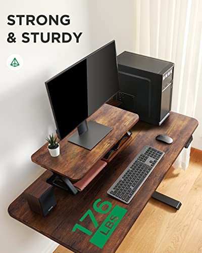 Marsail Electric Standing Desk With Monitor Stand With 28"-47" Lifting Range, Adjustable Height Sit Stand Desk, Standing Desk For Home Office, Gaming, And Work #TOP4