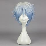 img_Anime Wig 耐熱高品質 銀魂 坂田銀時 風 ブルー ショート アニメコスプレ ウィッグ コス