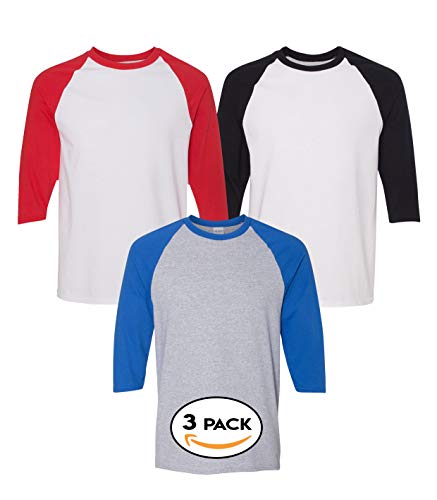 Multipack 5700 Men Bundle Raglan Bulk T-Shirts - Make Your Own