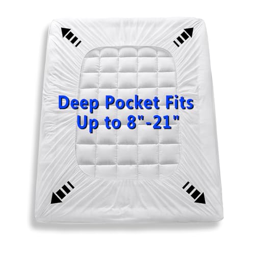 Funda de colchón Twin XL protector de cama para residencias universitarias y habitaciones de invitados 7