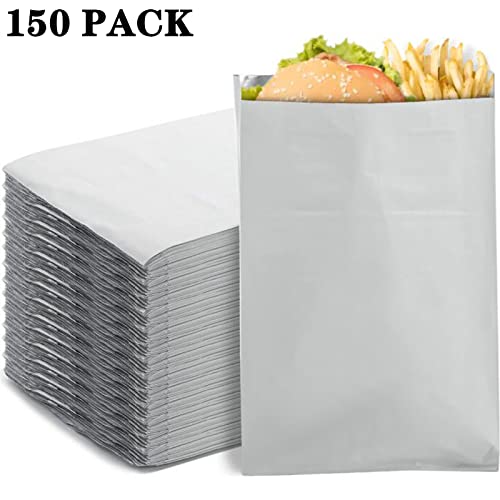 Deayou DE-FOILBURGERWRAPPERS-W150P 150-Pack 4 Lb Foil Sandwich Wrap, Paper Foil Bags For Fast Food thumb #6