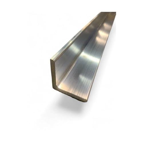 3/16 inch Thick x 1.5 inch x 1.5 inch Aluminum Angle x 8 inch Long, 6061 Aluminum Metal Craft Industrial Precision DIY Metal Custom Fabrication Machined Parts