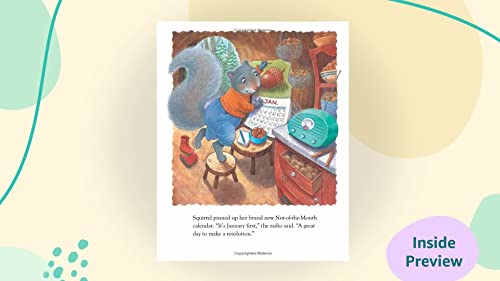 Squirrel's New Year's Resolution 0545434068 Book Cover