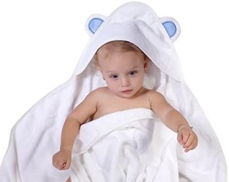 Baby Hooded Bamboo Bath Towel | Highly Absorbent, Plush, Very Soft, Bacterial & Odor Resistant Towel | For Boys, Girls, Newborns & Infants |. Prefect for your little bundle of joy