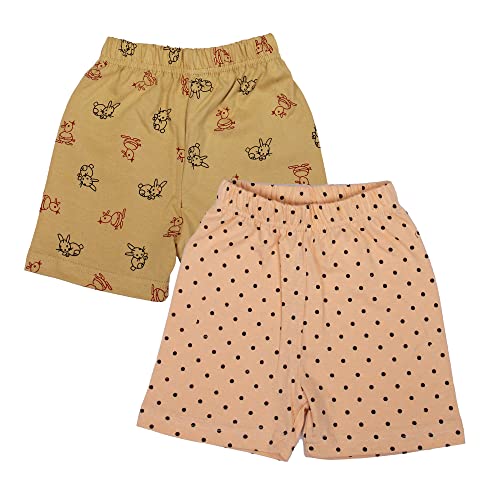 Image of DIAZ Kids Regular Fit Cotton Shorts - Pack of 229