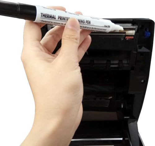 Image of Thermal Printer Cleaning Pen for All Thermal Printers,Printer Printhead Cleaning Pen Cleaning Kit, Label Bar Code Printer Cleaning Pen for Card Printer Thermal Printer,Pack of 5