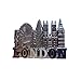 Magnete da frigorifero di Londra Heritage, in metallo resistente, per casa, bar, club, ristorante