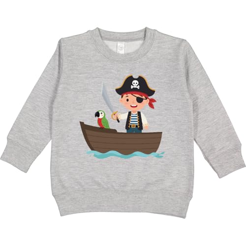 inktastic Pirate Boy and Parrot Toddler Sweatshirt