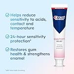 Crest Sensitivity Toothpaste 4.8 oz (3 Pack), Relieves Sensitivity, Strengthens Gums, Anticavity, Clinically Proven, Antibacterial Toothpaste - Image 2