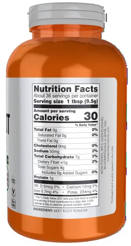 NOW Sports Beet Root Superfood Powder #TOP7