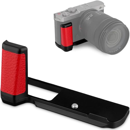 Poignée de rechange Haoge HG-S9-R rouge pour appareil photo Panasonic Lumix S9
