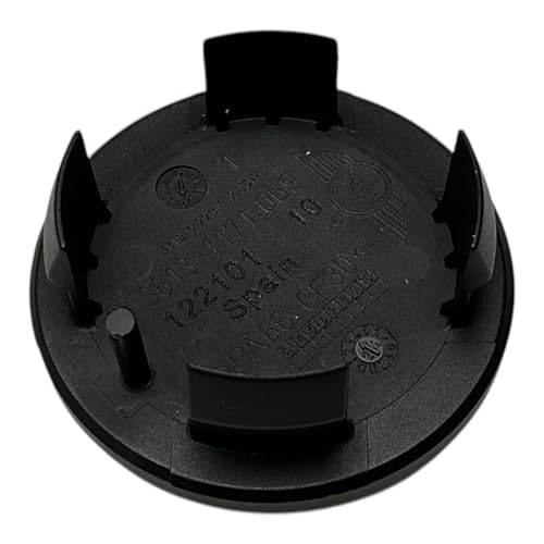 Mini 36131171069 Original-Radnabenabdeckung, schwarz, mit Mini-Schriftzug, 50 mm