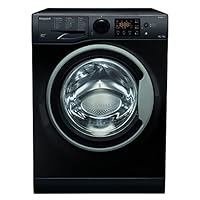 Hotpoint NDB 9635 BS UK Freestanding 9/6 kg Washer Dryer, rpm, Black