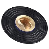 Schlankes Badezimmer-Abflusssieb mit effektiver Abwasserkontrolle und schnellem Wasseraustritt (schwarzer Kupferkern)