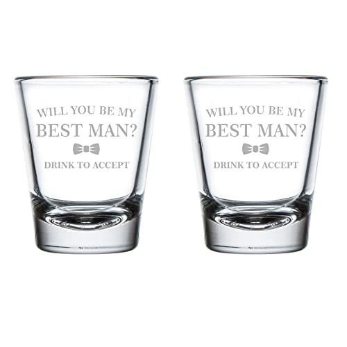 Set of 2 1.75oz Shot Glasses 