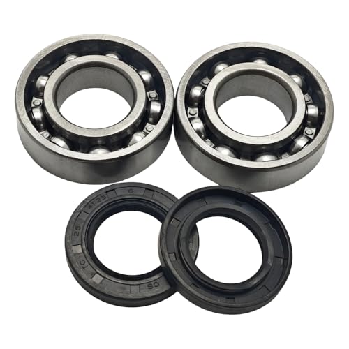 RUURUU Crankshaft Bearing & Oil Seal Kit for Honda GX160/GX200/168F Engines - 96100-62050-00 & 91201-Z0T-801 Replacement