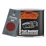 TRISTARcolor Pintura automotriz Bote listo para pulverizar para Hyundai MR Malaga Red Pintura base 0,5L