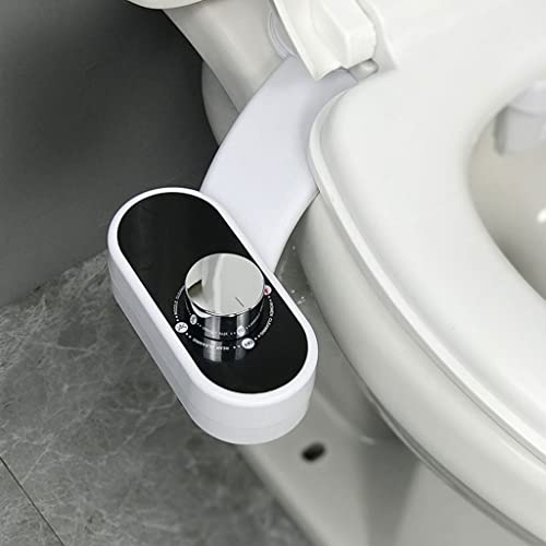 Nettoyant bidet spray pour WC mécanique avec kit de fixation ajustable argento