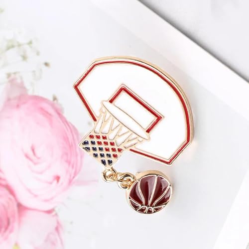 Épingle de basket de qualité supérieure avec finitions émaillées - 3