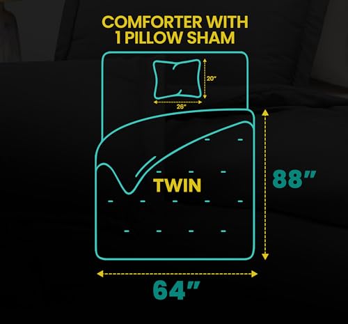 Housse de couette alternative duvet Utopia contre les allergies