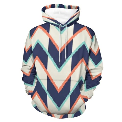Hoodie géométrie ample pour vos sorties urbaines décontractées en automne taille S