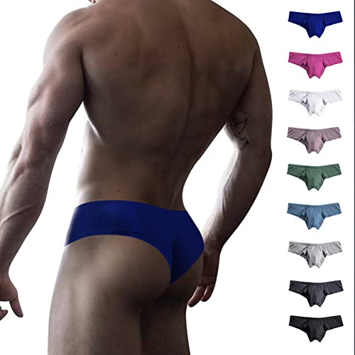 Men's Brief Bikini U Convex Half Hip Briefs Low Rise Modal Shorts4