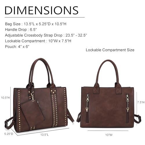 Image of JESSIE & JAMES Satchel Purses for Women Shoulder Bags Crossbody Top Handle Handbags with Adjustable Strap Card Pouch