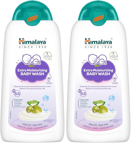 Image of Himalaya Extra Moisturizing Baby Wash, 200ml (Pack of 2)