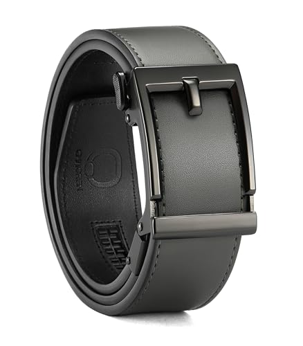 CHAOREN Men's Ratchet Belt - 1.5" Mens Belt Leather for Casual Jeans