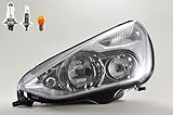 SCHEINWERFER H7/H1 links, GLÜHLAMPE H1, GLÜHLAMPE H7, GLÜHLAMPE PY21W AMBER