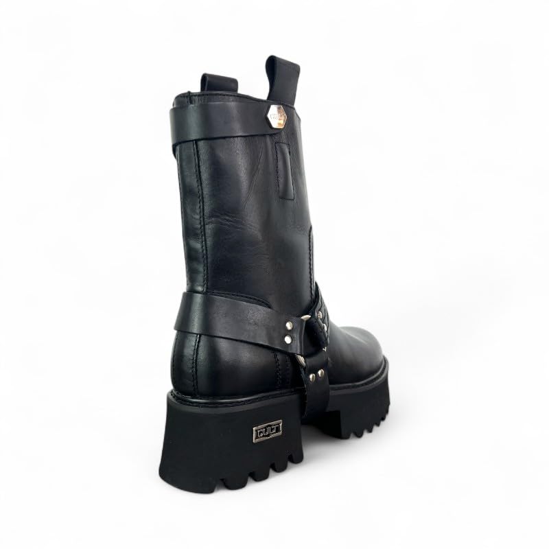 Stivaletto Cult CLW456000 CHER 4560 MID W LEATHER BLACK