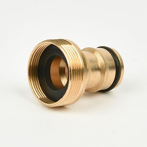 flintronic 2 Stück Universal-Wasserhahnanschluss, Schnellanschluss-Satz, Wasserhahn schlauchanschluss, Universal Armaturenanschluss mit Innengewinde und Außengewinde, für Gartenküche Waschmaschine