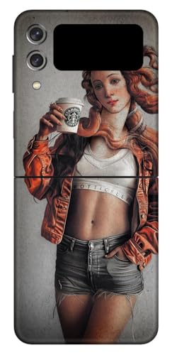 Image of Mobile Skins Compatible with Samsung Galaxy Z FLIP 3 5G Skin Not Back Cover, Camera & Back Protector Mobile Skin Wrap; Samsung Galaxy Z FLIP 3 5G-KE-144