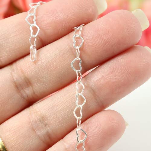 Pulseira Feminina Prata Legitima 925 Elo Coração